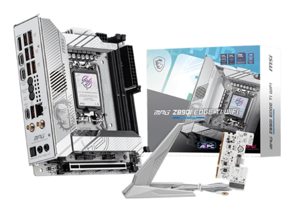 [7E33-001R] MSI MPG Z890I EDGE TI WIFI scheda madre Intel Z890 LGA 1851 (Socket V1) mini ITX