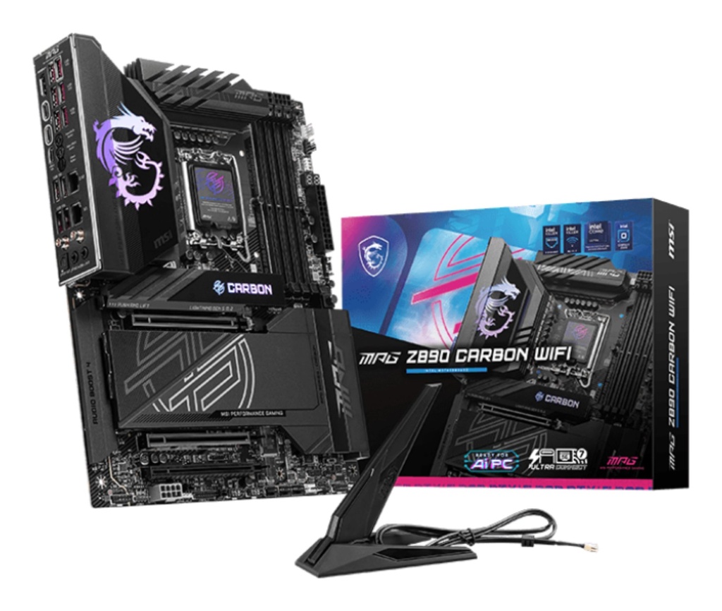 [7E17-001R] MSI MPG Z890 CARBON WIFI scheda madre Intel Z890 LGA 1851 (Socket V1) ATX