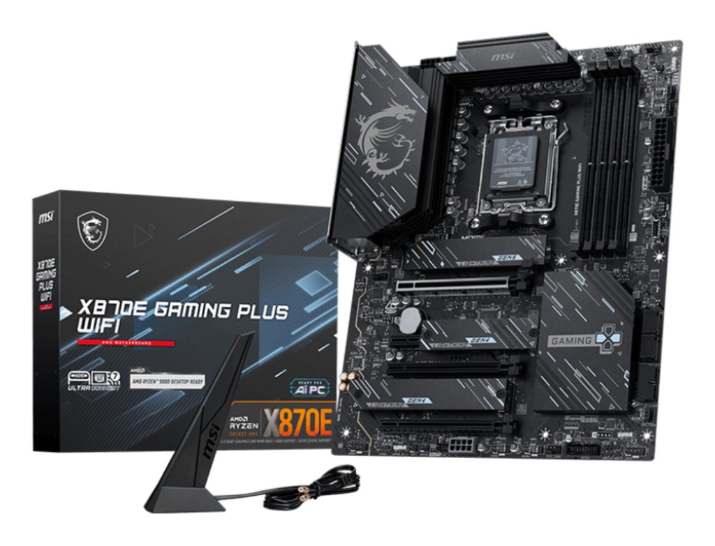 [7E70-001R] MSI X870E GAMING PLUS WIFI scheda madre AMD X870E Socket AM5 ATX