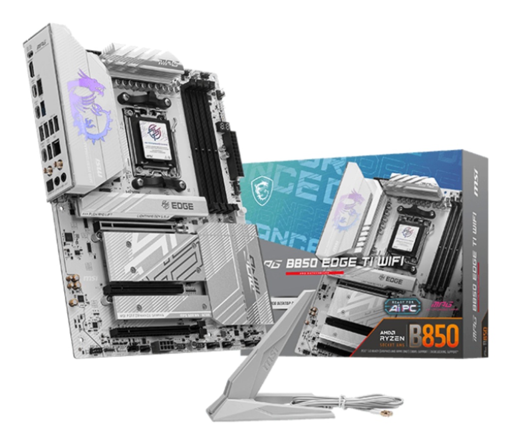 [7E62-001R] MSI MPG B850 EDGE TI WIFI scheda madre AMD B850 Socket AM5 ATX
