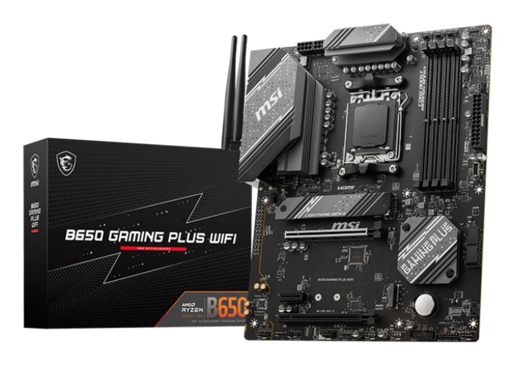 [7E26-001R] MSI B650 GAMING PLUS WIFI motherboard AMD B650 Socket AM5 ATX