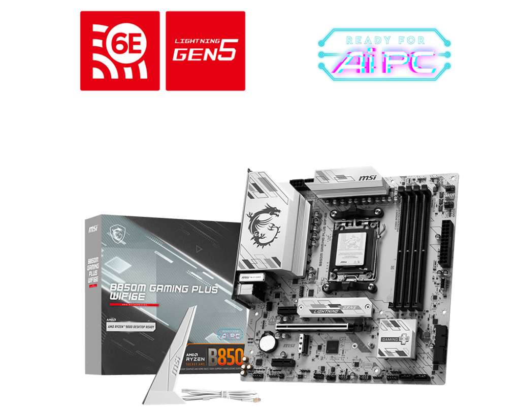 [7E81-001R] MSI B850M GAMING PLUS WIFI6E scheda madre AMD B850 Socket AM5 micro ATX