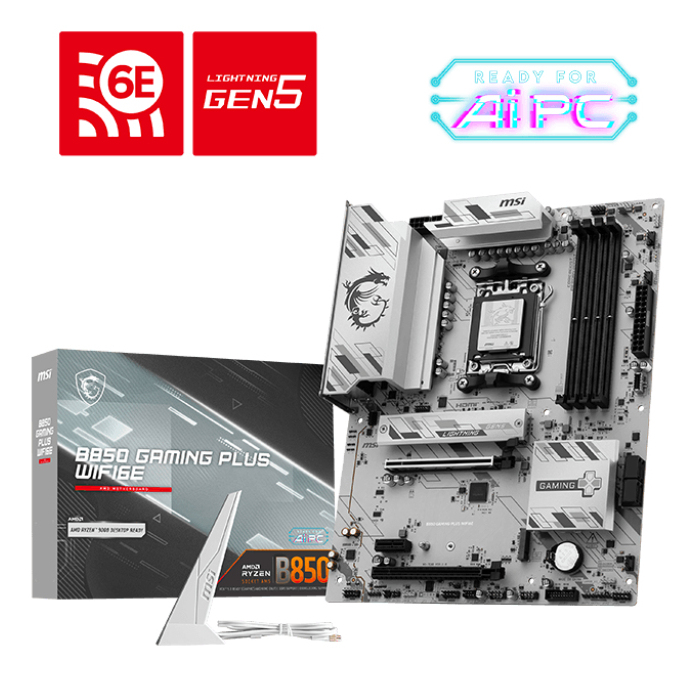 [7E80-001R] MSI B850 GAMING PLUS WIFI6E scheda madre AMD B850 Socket AM5 ATX