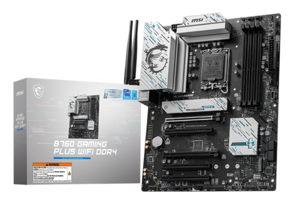 [7D98-043R] MSI B760 GAMING PLUS WIFI DDR4 scheda madre Intel B760 LGA 1700 ATX