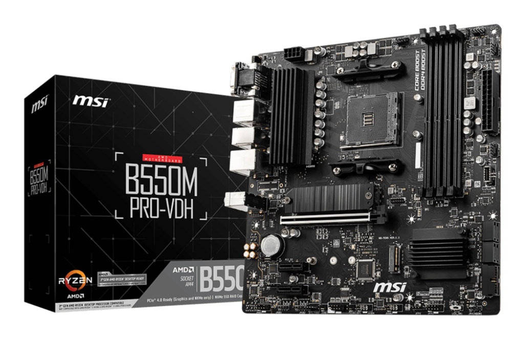 [7C95-017R] MSI B550M PRO-VDH scheda madre AMD B550 Socket AM4 micro ATX