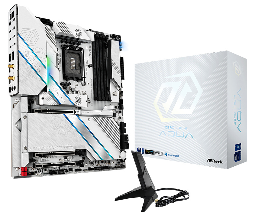 [90-MXBPL0-A0UAYZ] Asrock Z890 Taichi AQUA Intel Z890 LGA 1851 (Socket V1) ATX esteso