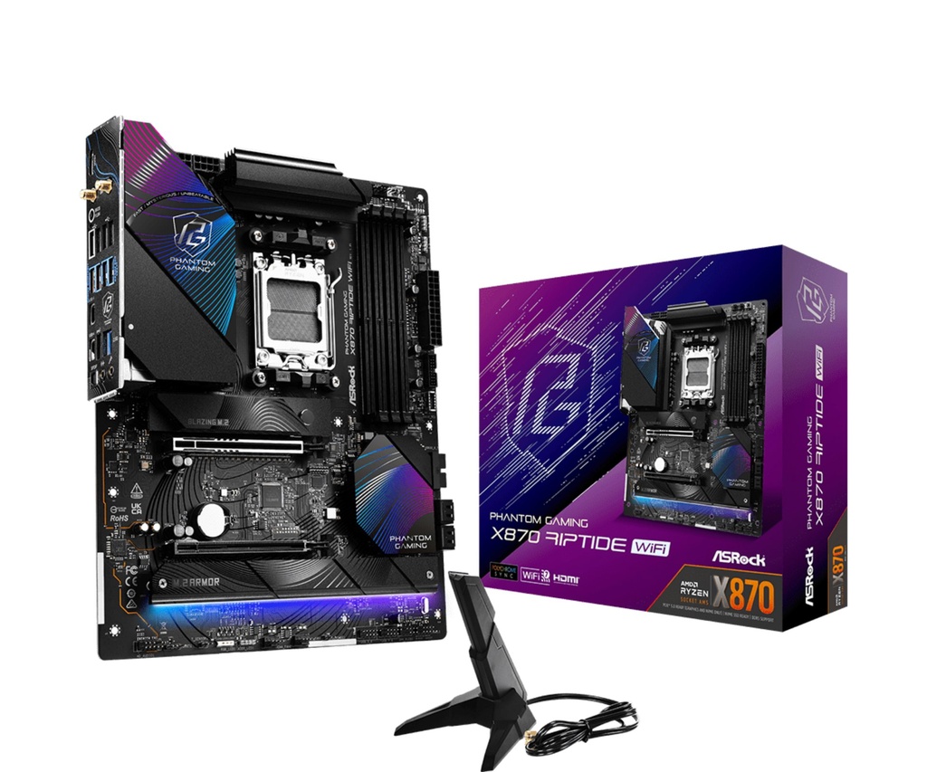 Scheda Madre ASRock X870 Riptide WiFi AMD X870 Socket AM5 DDR5