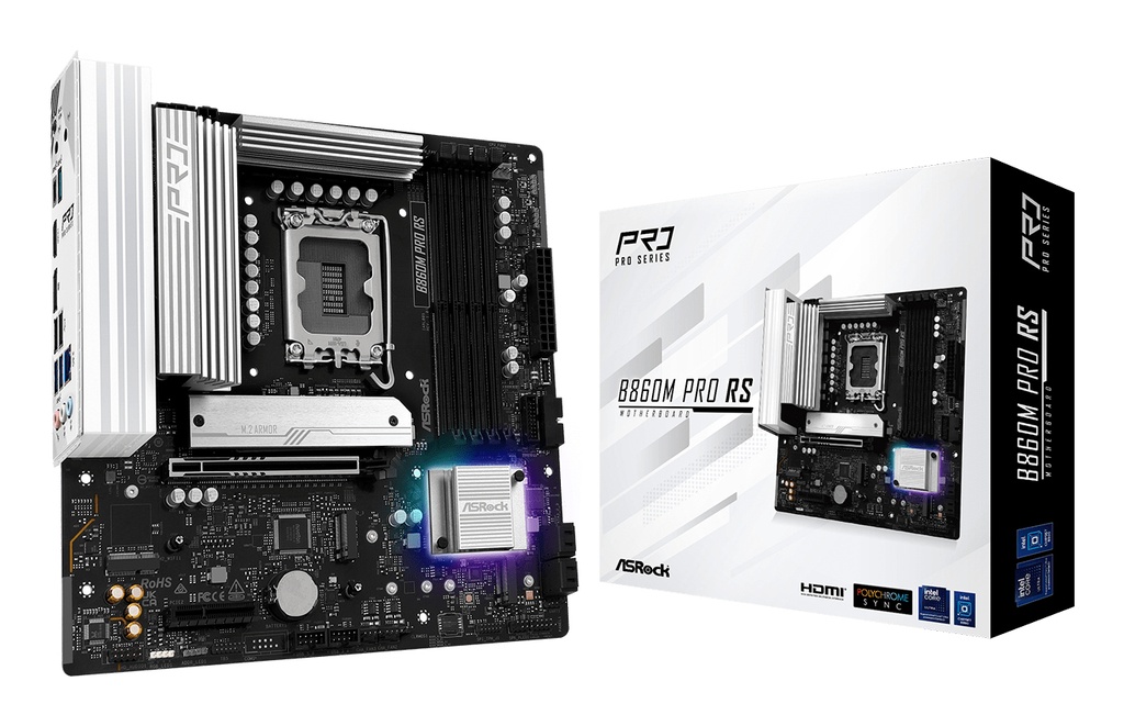 [90-MXBRP0-A0UAYZ] Scheda Madre ASROCK B860M Pro RS Micro-ATX DDR5 Socket LGA 1851