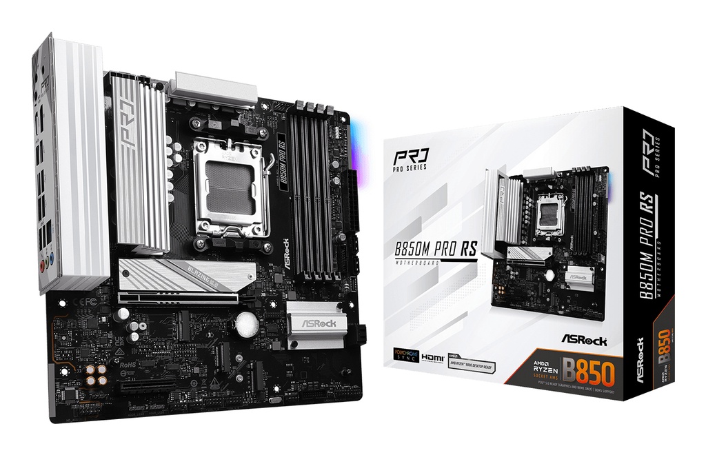 Scheda Madre ASROCK B850M Pro RS Socket AM5 DDR5 Micro ATX