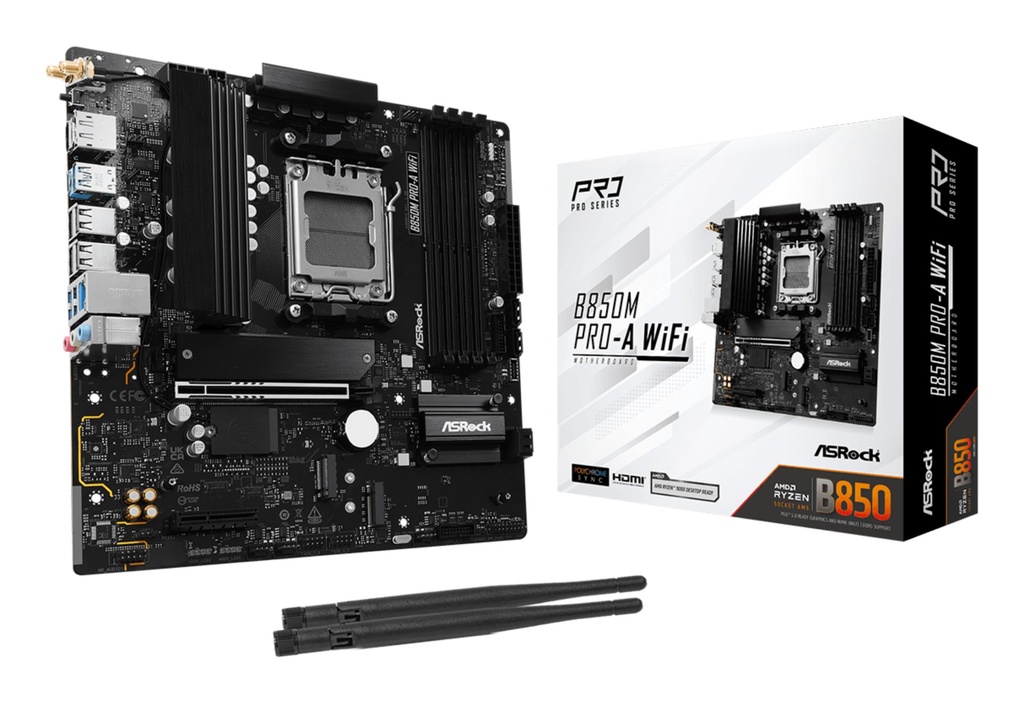 Scheda Madre ASROCK B850M Pro A WIFI Socket AM5 DDR5 Micro ATX