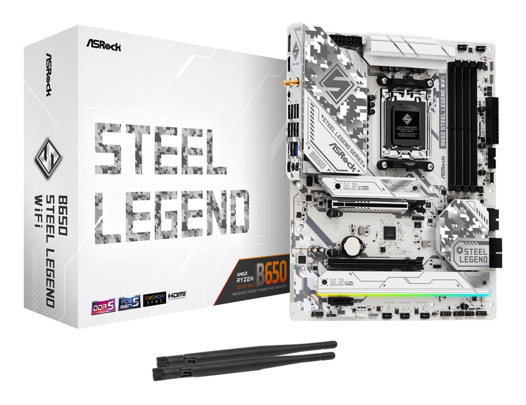 Scheda Madre ASRock B650 Steel Legend WiFi Socket AM5 DDR5