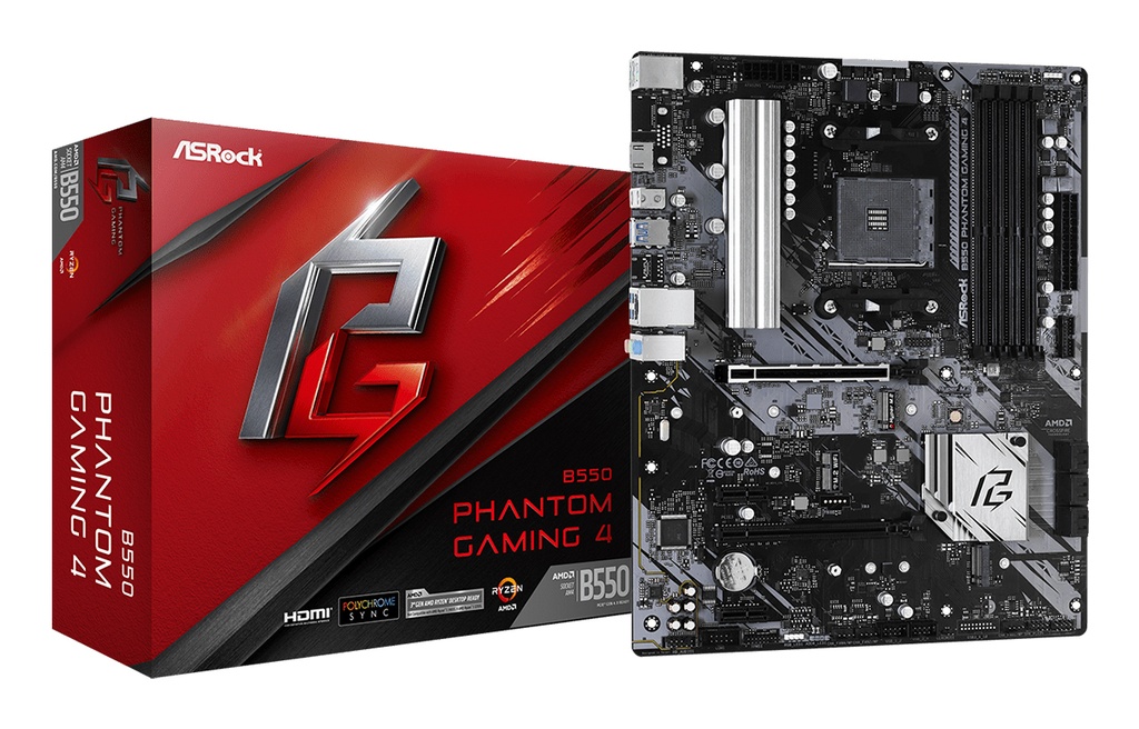 Scheda Madre ASROCK B550 PHANTOM GAMING 4 socket AM4