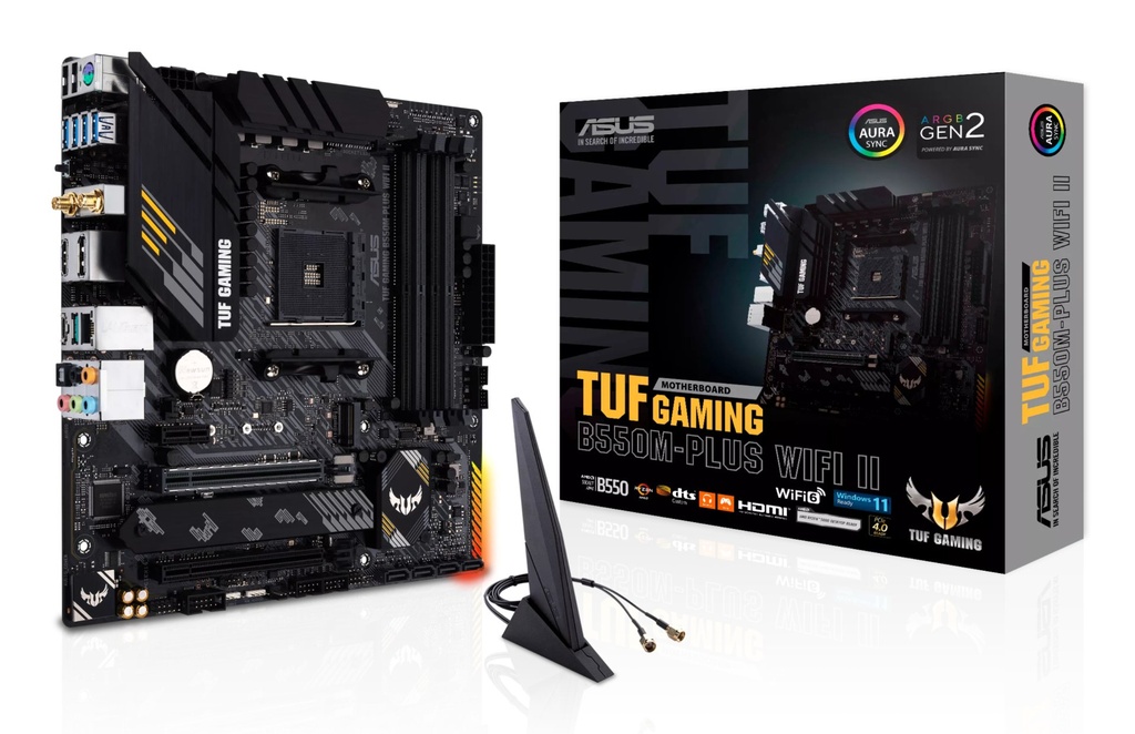 [90MB19Y0-M0EAY0] ASUS TUF GAMING B550M-PLUS WIFI II AMD B550 Socket AM4 micro ATX