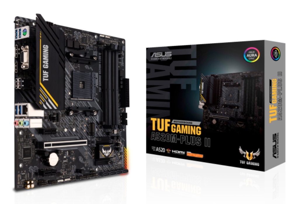 [90MB17G0-M0EAY0] ASUS TUF GAMING A520M-PLUS II AMD A520 Socket AM4 micro ATX