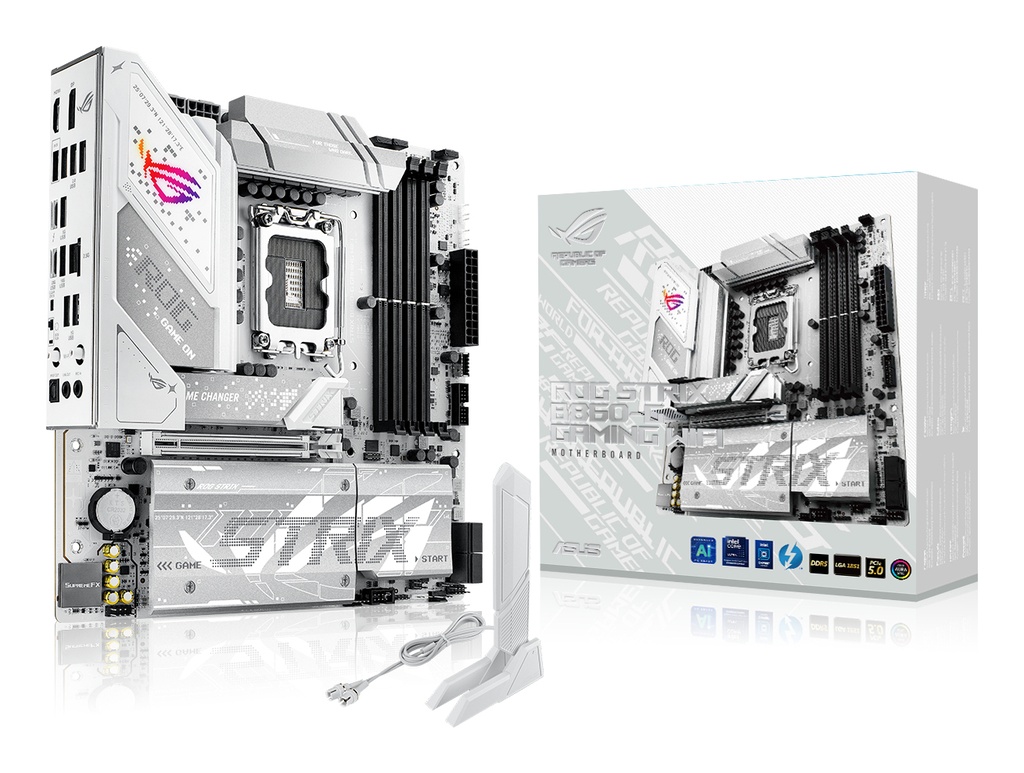 [90MB1JF0-M0EAY0] Scheda Madre ASUS ROG Strix B860-G Gaming WIFI LGA1851 Micro ATX DDR5 Bianco