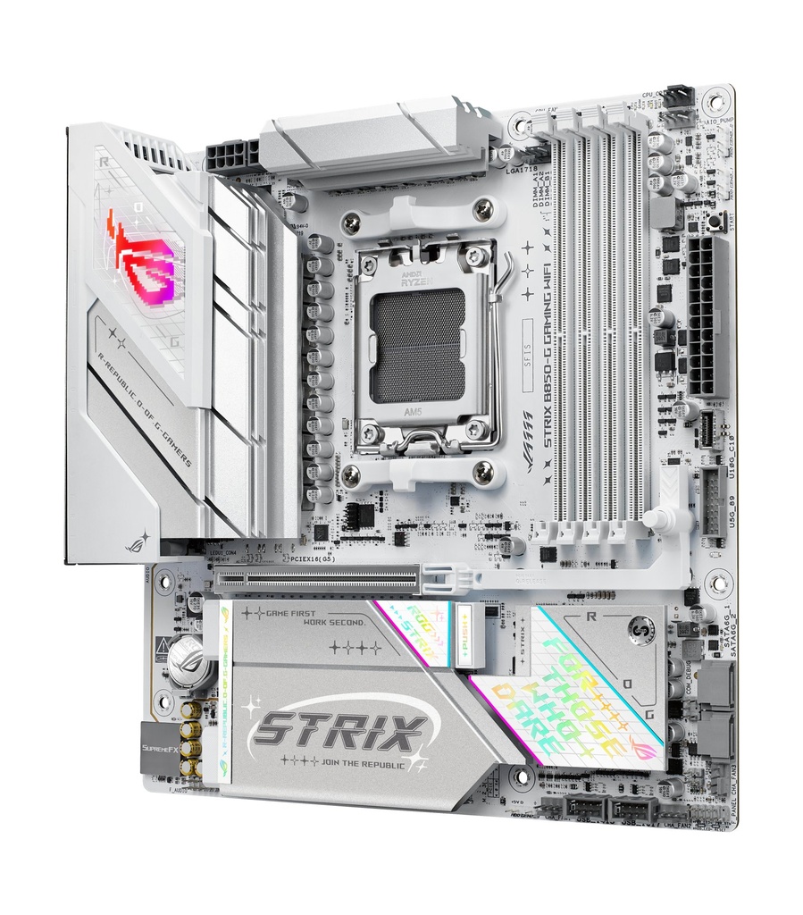 [90MB1M30-M0EAY0] Scheda Madre ASUS ROG STRIX B850-G Gaming WIFI AM5 DDR5 Micro-ATX Bianco