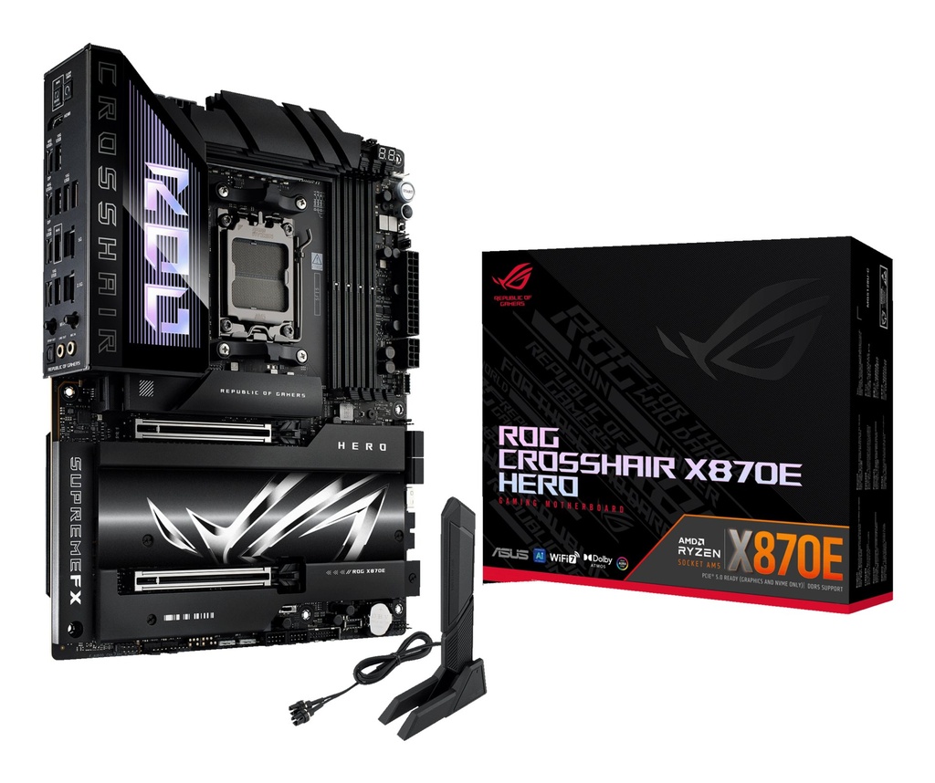 [90MB1IE0-M0EAY0] Scheda Madre ASUS ROG CROSSHAIR X870E HERO AMD Socket AM5 ATX