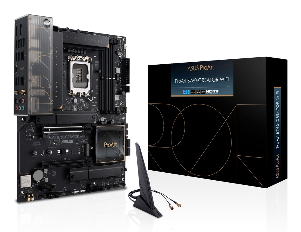 [90MB1FY0-M1EAY0] Scheda Madre Asus ProART B760-CREATOR WIFI, Intel B760 Mainboard, Sockel LGA1700, DDR5