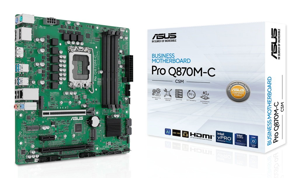 [90MB1KEP-M0EAYC] ASUS PRO Q870M-C-CSM Intel Q870 LGA 1851 (Socket V1) micro ATX