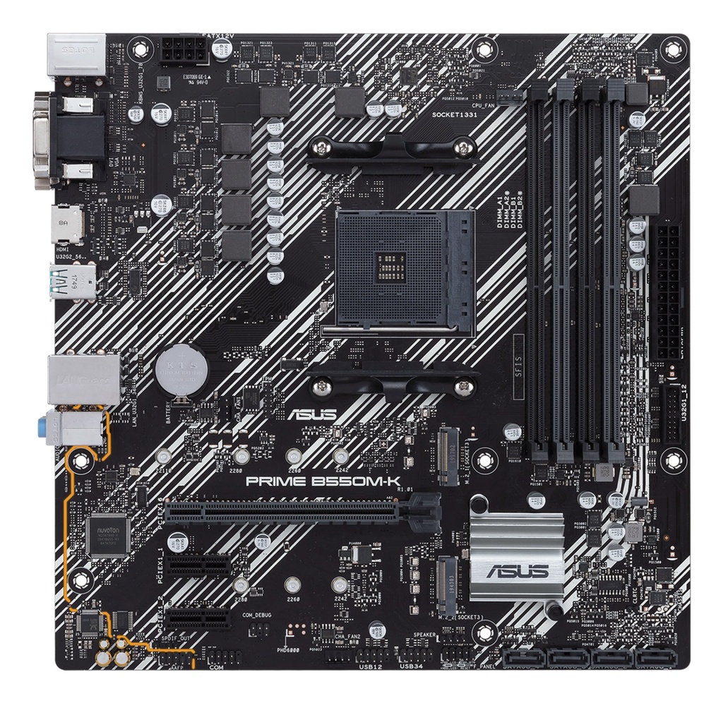 [90MB14V0-M0EAY0] ASUS PRIME B550M-K AMD B550 Socket AM4 micro ATX