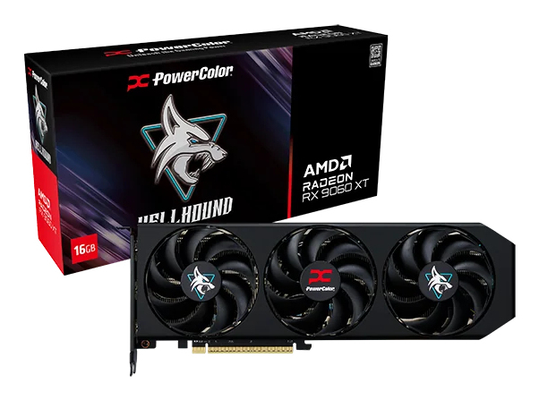 Scheda Video AMD PowerColor Radeon Hellhound RX 9060 XT 16GB GDDR6
