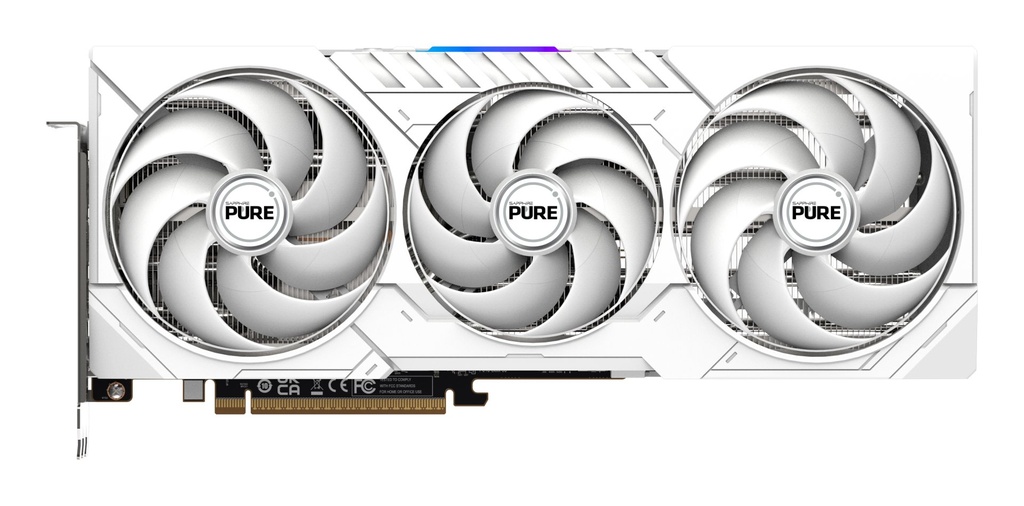 Scheda Video AMD Sapphire PURE Radeon RX 9070 XT 16GB GDDR6 Bianco