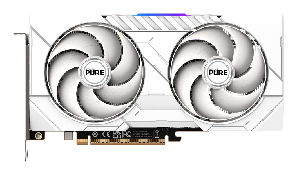 Scheda Video AMD Sapphire Pure Radeon RX 9060 XT Gaming OC 16GB GDDR6 Bianco
