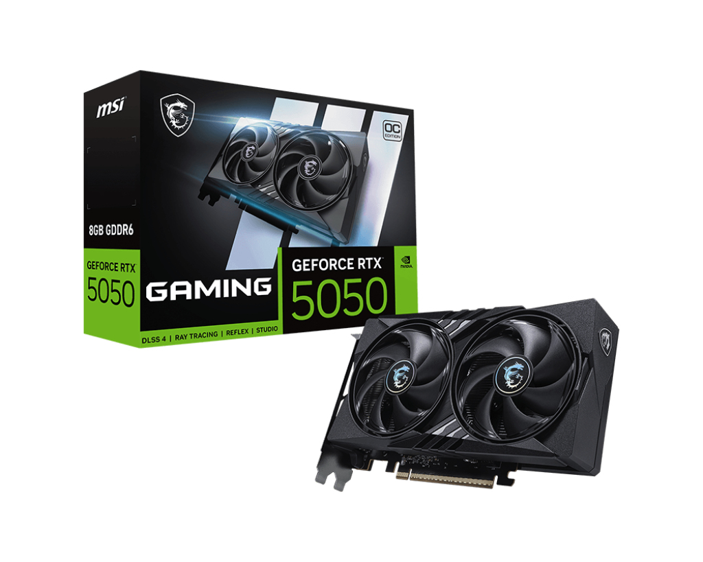 Scheda Video MSI NvidiaGeForce RTX 5050 8GB Gaming OC Nero