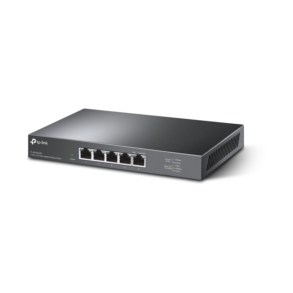 [TL-SG105-M2] TP-Link TL-SG105-M2 switch di rete Non gestito 2.5G Ethernet (100/1000/2500) Nero