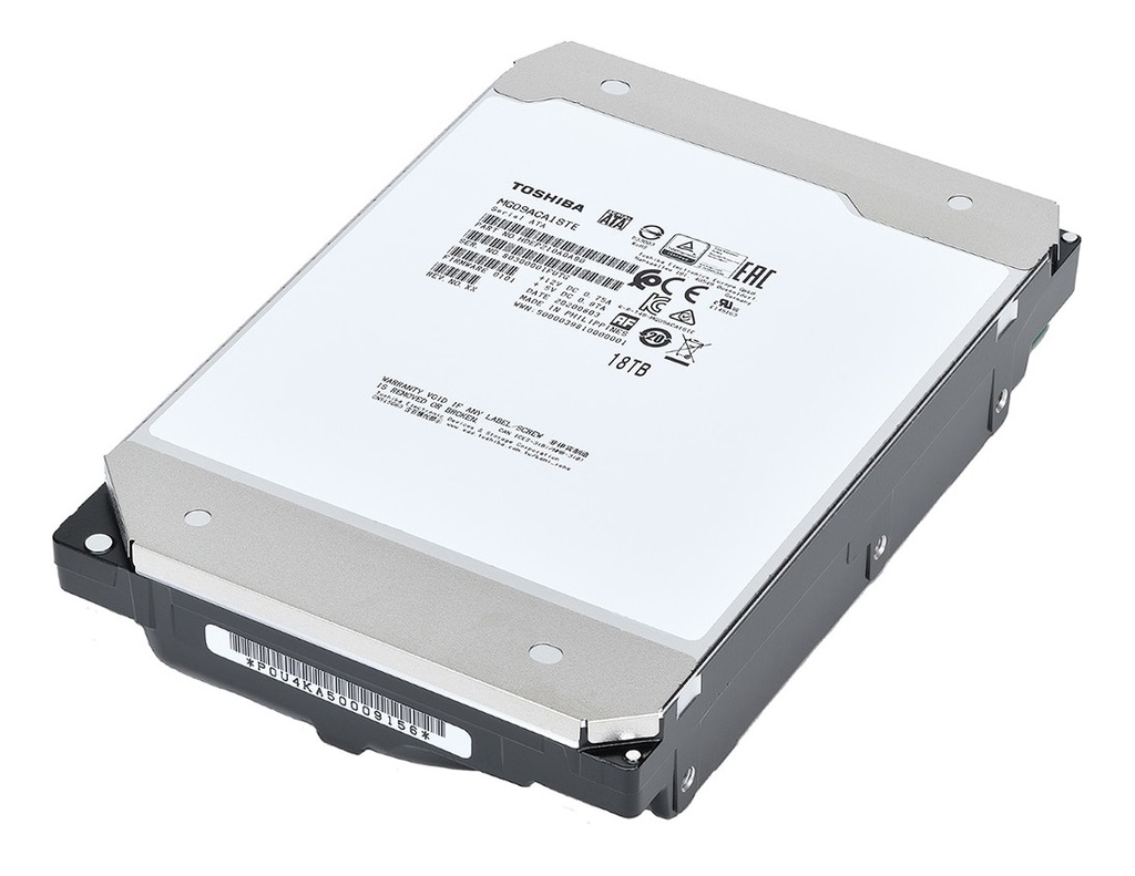 Toshiba MG09 disco rigido interno 18 TB 7200 Giri/min 512 MB 3.5" Serial ATA III
