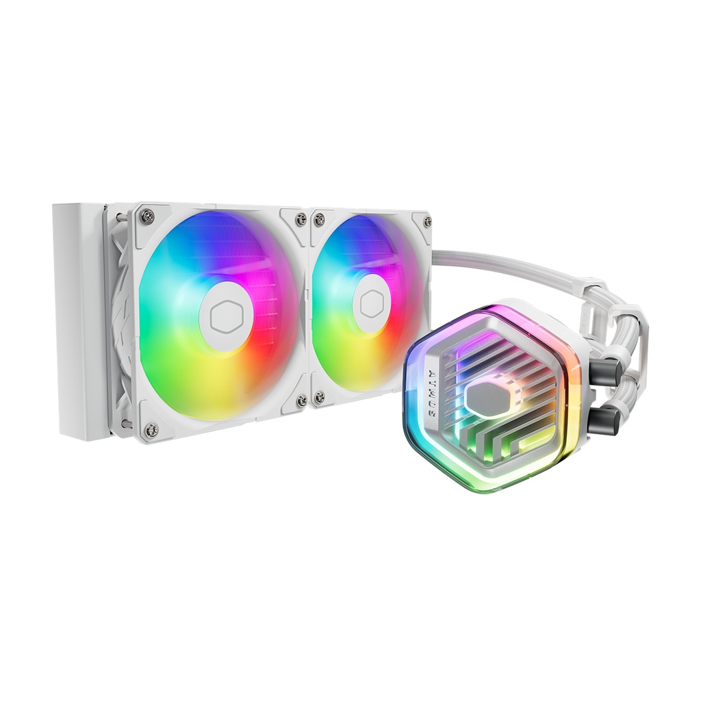 [MLX-D24M-A25PZ-RW] Cooler Master MasterLiquid 240 ATMOS White Processore Kit di raffreddamento a liquido 12 cm Bianco 1 pz