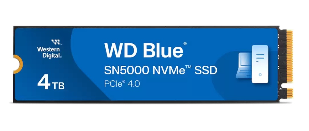 [WDS400T4B0E-00BKY0] Western Digital WD Blue SN5000 NVMe 4 TB M.2 PCI Express 4.0