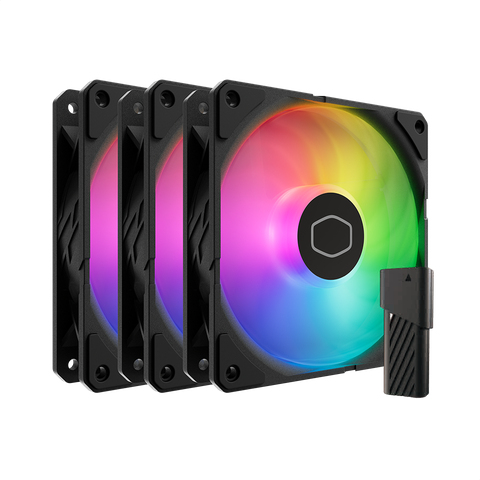 [MFX-B2DN-253P2-R2] Cooler Master SickleFlow Edge 120 ARGB 3-Pack Fan Kit Case per computer Ventilatore 12 cm Nero 1 pz