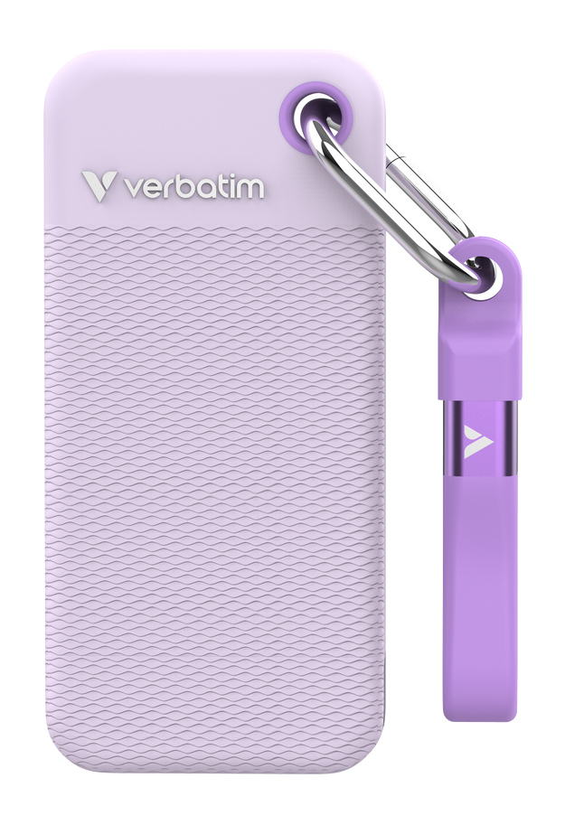 [32322] Verbatim Pocket SSD USB 3.2 Gen 2 1TB Purple incl. two rubber sleeves
