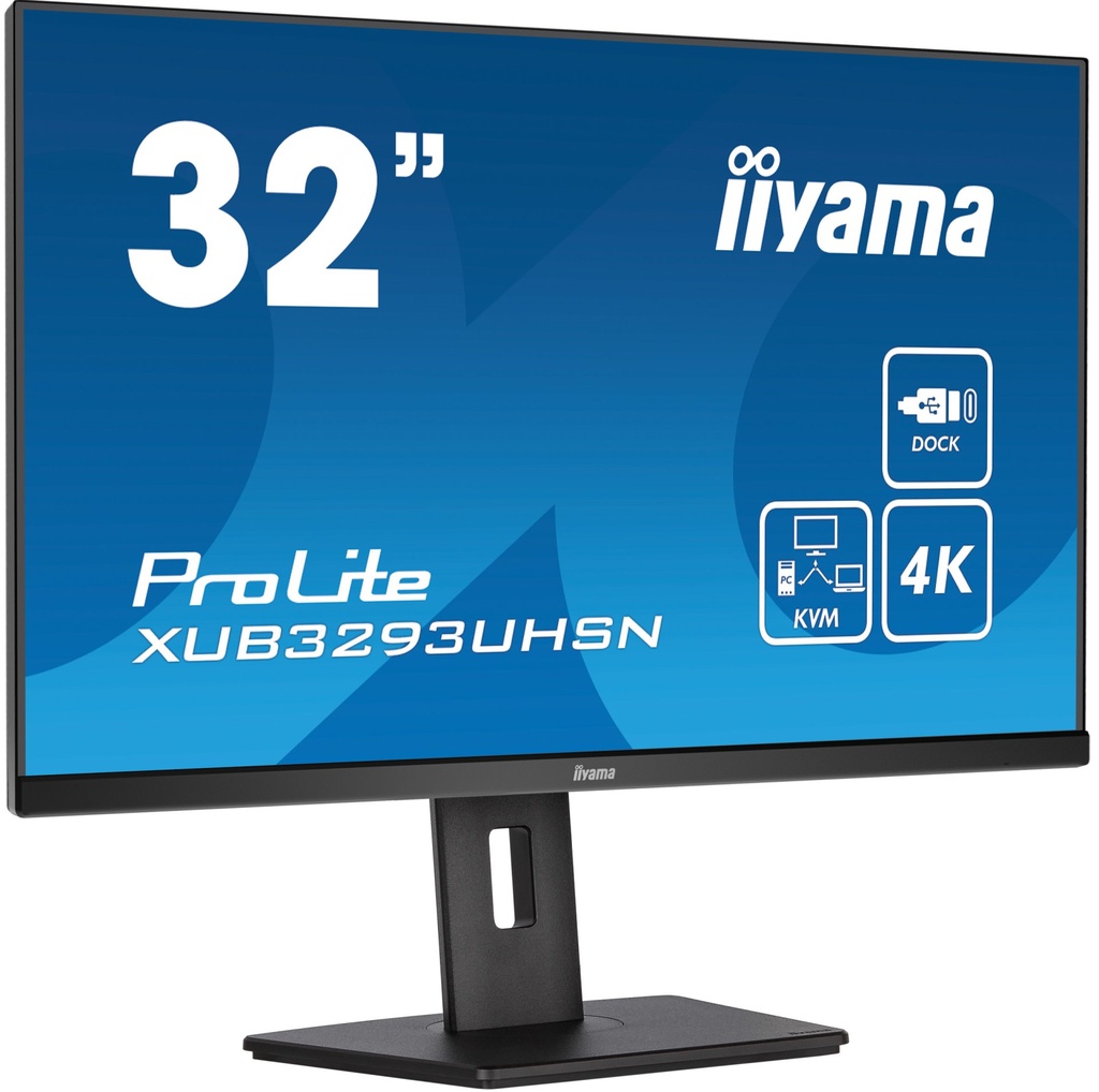 [XUB3293UHSN-B5] iiyama ProLite XUB3293UHSN-B5 computer monitor 80 cm (31.5") 3840 x 2160 pixels 4K Ultra HD LCD Black