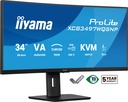 iiyama ProLite XCB3497WQSNP-B1 computer monitor 86.4 cm (34") 3440 x 1440 pixels UltraWide Quad HD LED Black
