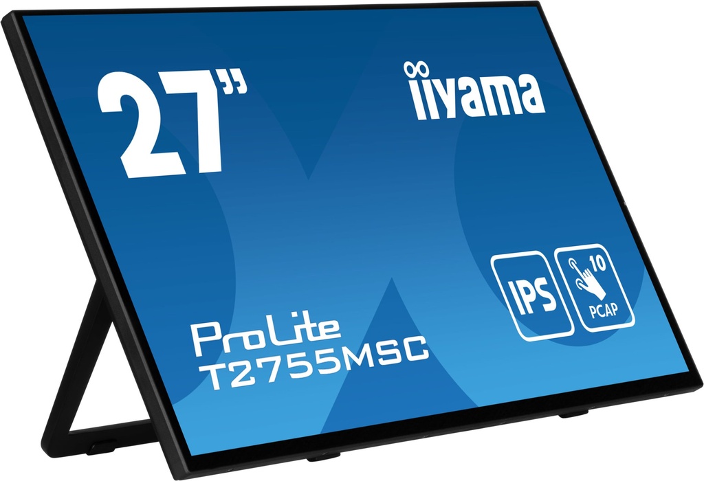 [T2755MSC-B1] iiyama ProLite T2755MSC-B1 computer monitor 68.6 cm (27") 1920 x 1080 pixels Full HD LED Touchscreen Tabletop Black