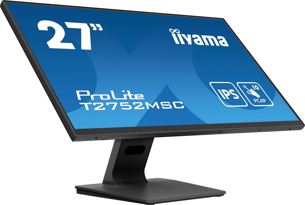 [T2752MSC-B1] iiyama ProLite T2752MSC-B1 computer monitor 68.6 cm (27") 1920 x 1080 pixels Full HD LED Touchscreen Black