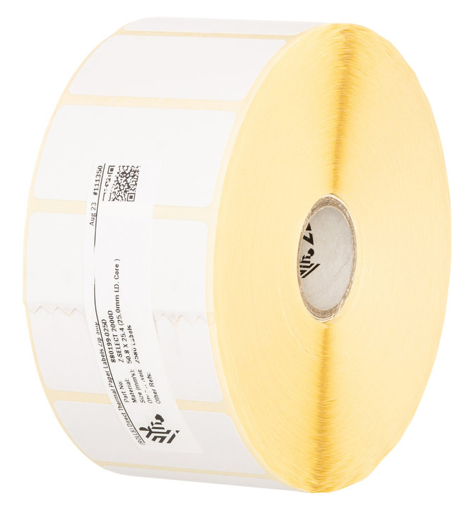 ORIGINAL Zebra Etichette Bianco 87000 Z-Select Pacco da 4, termo, 2000D, 100x50mm