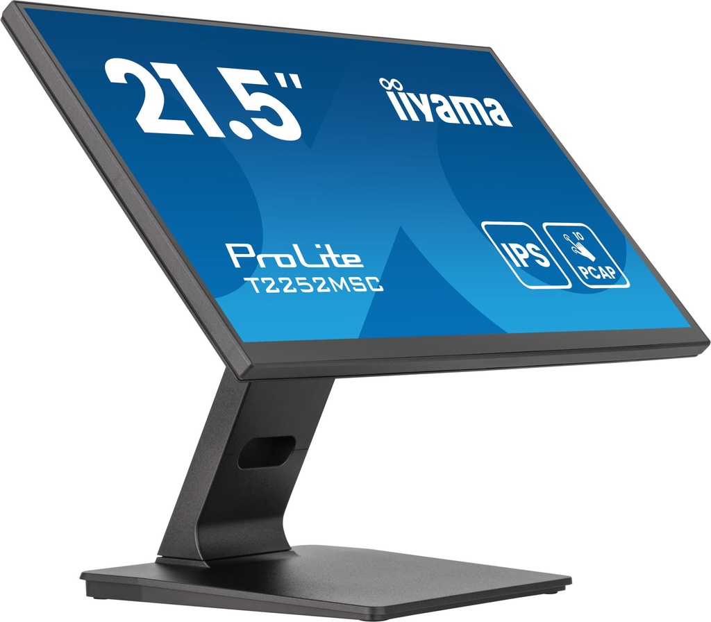 [T2252MSC-B2AG] iiyama ProLite T2252MSC-B2AG computer monitor 54.6 cm (21.5") 1920 x 1080 pixels Full HD LCD Touchscreen Black