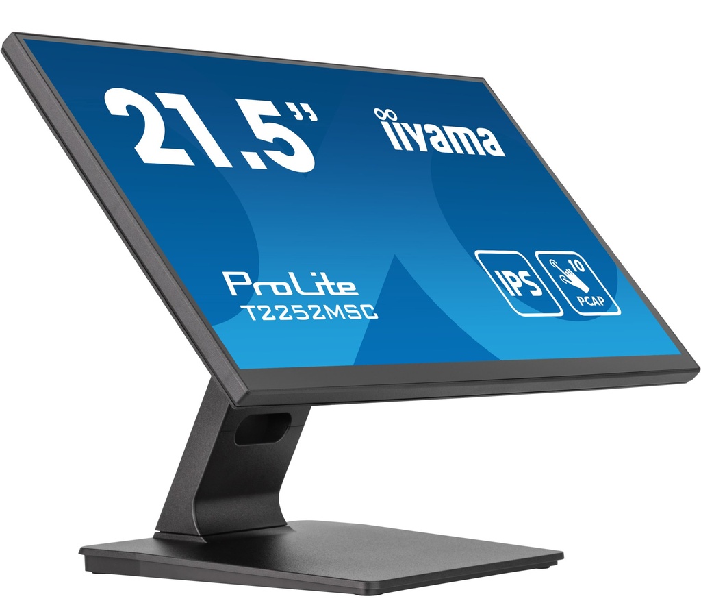 [T2252MSC-B2] iiyama ProLite T2252MSC-B2 computer monitor 54.6 cm (21.5") 1920 x 1080 pixels Full HD LCD Touchscreen Black