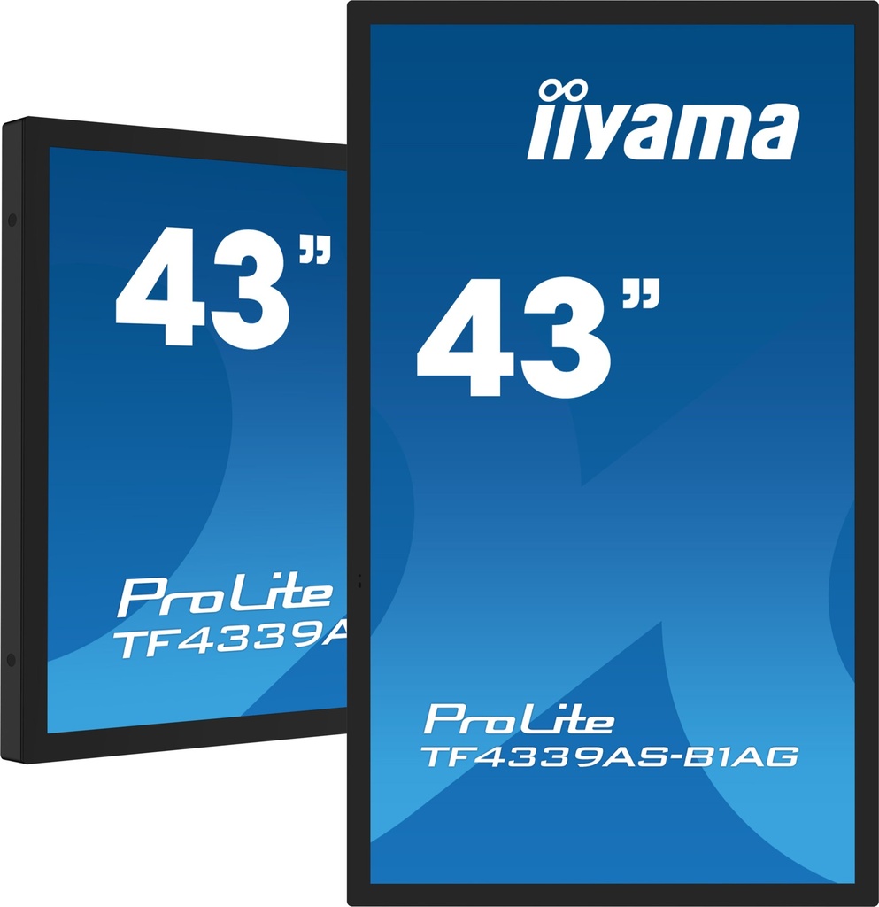 [TF4339AS-B1AG] iiyama TF4339AS-B1AG computer monitor 108 cm (42.5") 3840 x 2160 pixels 4K Ultra HD LED Touchscreen Black