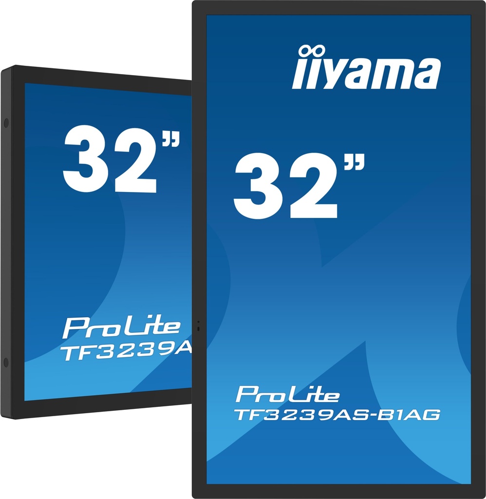 [TF3239AS-B1AG] iiyama TF3239AS-B1AG computer monitor 80 cm (31.5") 1920 x 1080 pixels Full HD LED Touchscreen Black