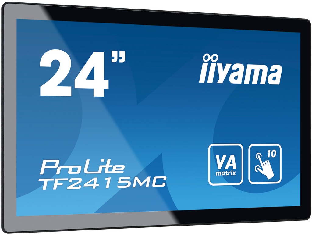 [TF2415MC-B2] iiyama ProLite TF2415MC-B2 computer monitor 60.5 cm (23.8") 1920 x 1080 pixels Full HD LED Touchscreen Multi-user Black