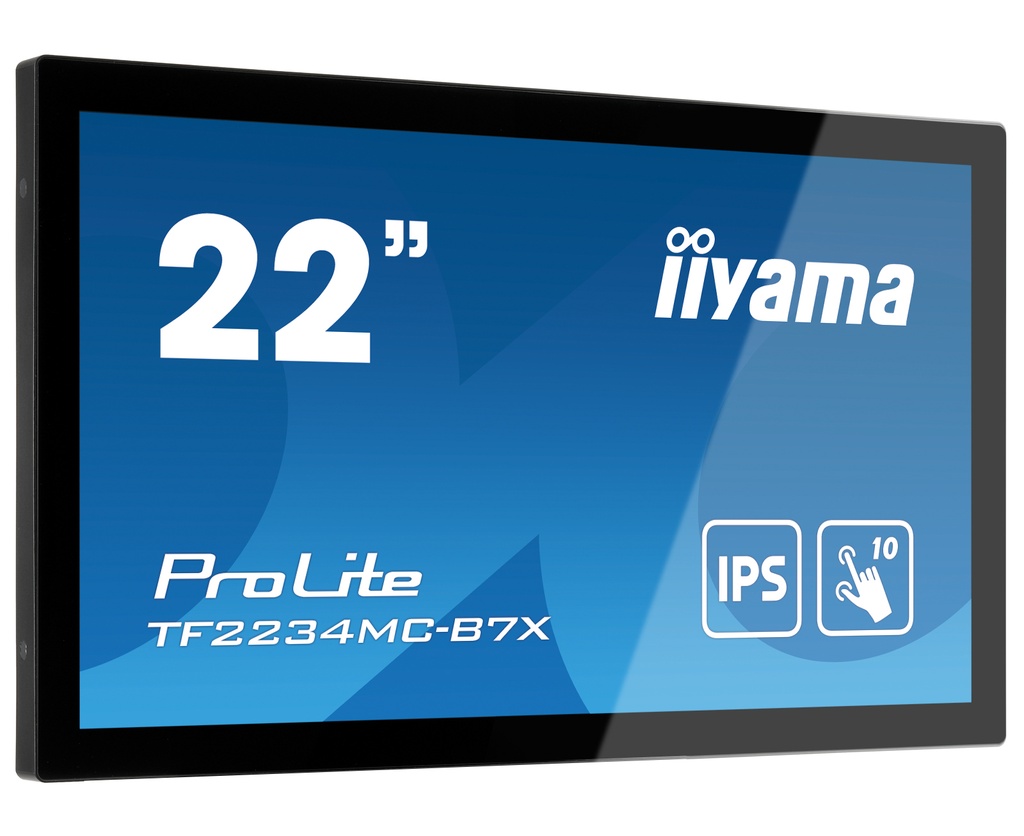 [TF2234MC-B7X] iiyama ProLite TF2234MC-B7X computer monitor 54.6 cm (21.5") 1920 x 1080 pixels Full HD LED Touchscreen Multi-user Black