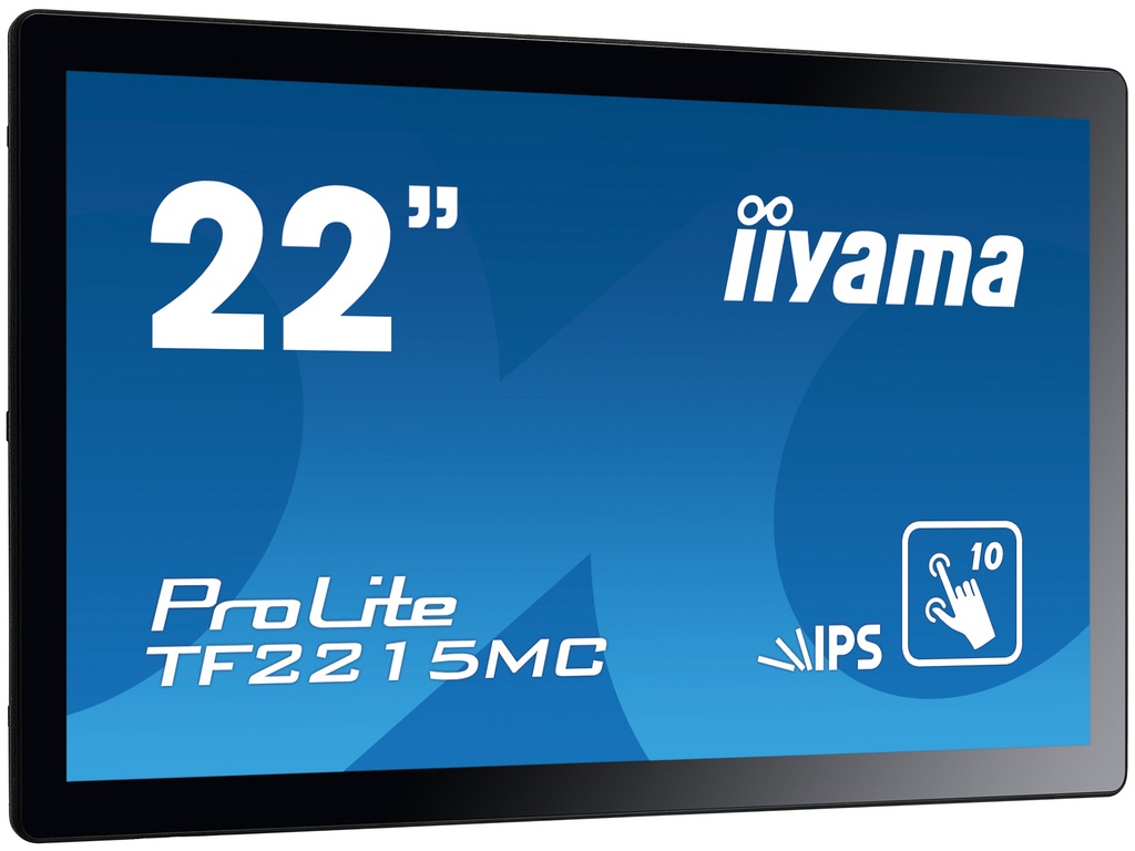 [TF2215MC-B2] iiyama ProLite TF2215MC-B2 computer monitor 54.6 cm (21.5") 1920 x 1080 pixels Full HD LED Touchscreen Multi-user Black
