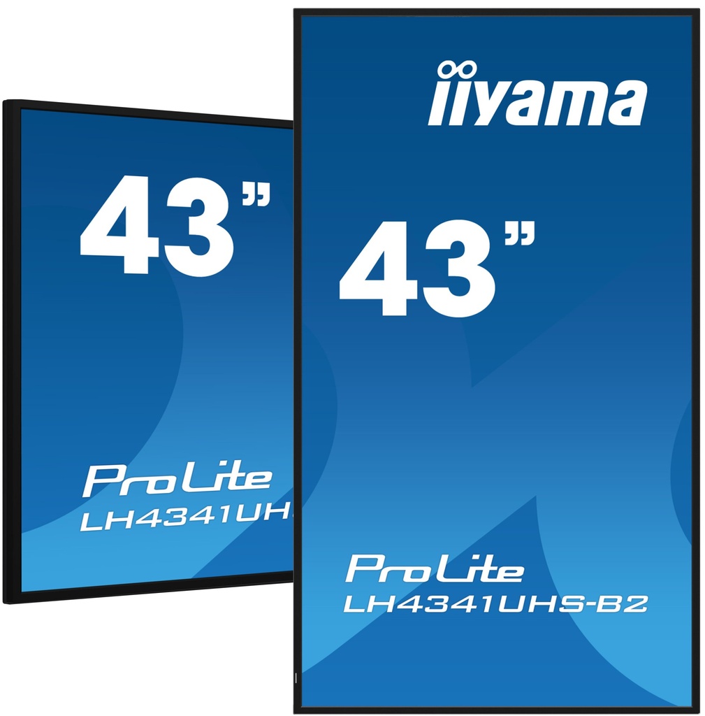 [LH4341UHS-B2] iiyama LH4341UHS-B2 visualizzatore di messaggi 108 cm (42.5") LCD 500 cd/m² 4K Ultra HD Processore integrato Android 8.0 24/7