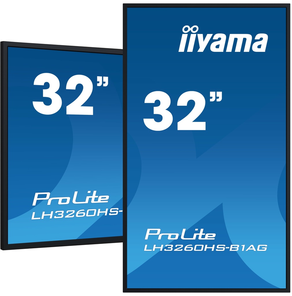[LH3260HS-B1AG] iiyama LH3260HS-B1AG visualizzatore di messaggi Pannello A digitale 80 cm (31.5") LED Wi-Fi 500 cd/m² Full HD Nero Processore integrato Android 11 24/7
