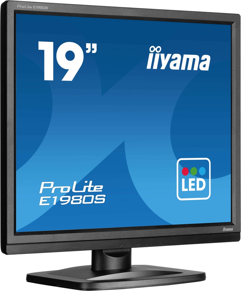 [E1980S-B1] iiyama ProLite E1980S-B1 computer monitor 48.3 cm (19") 1280 x 1024 pixels VGA LED Black