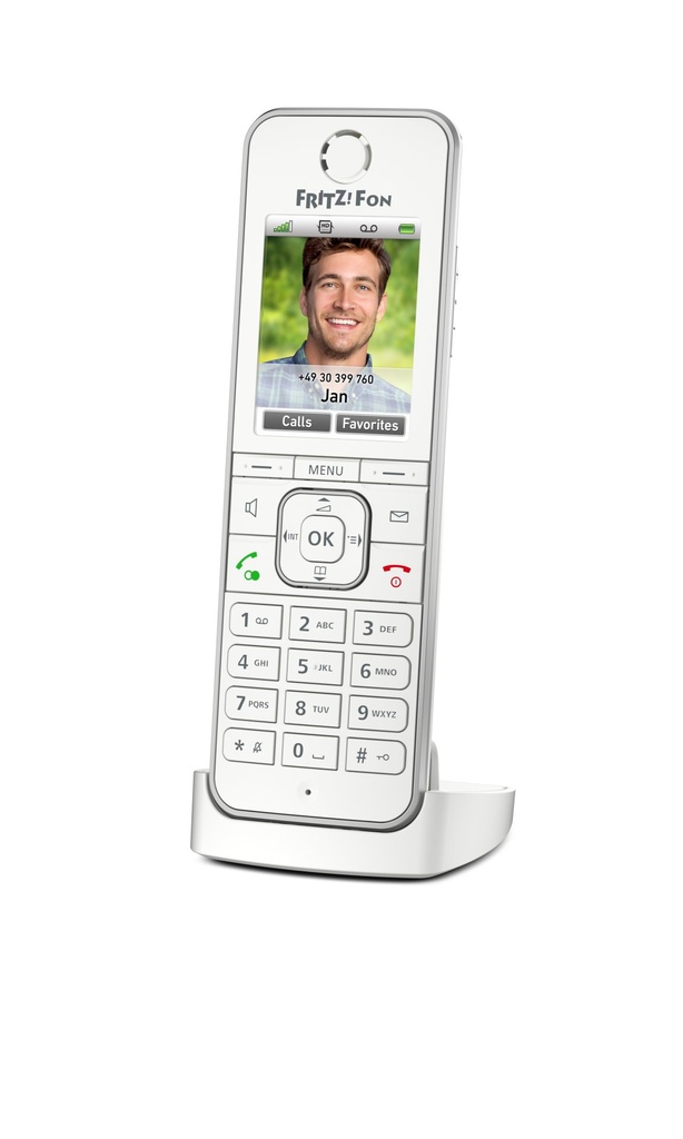 [20002875] Fon FRITZ! C6 International Telefono DECT Identificatore di chiamata Bianco